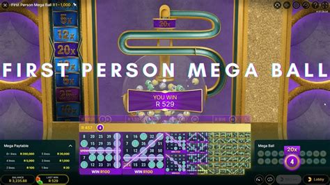 First Person Mega Ball on Betway .